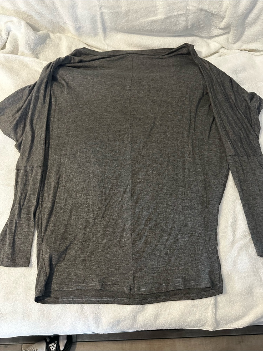 Love in soft and lightweight top in Charcoal Gray